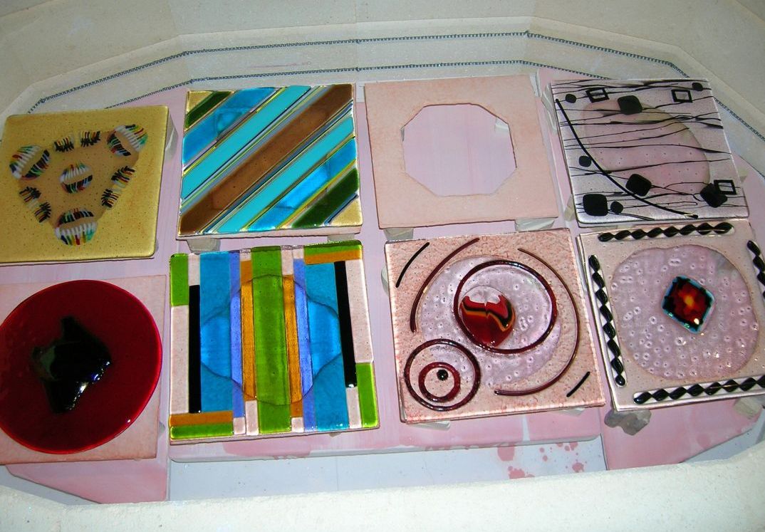 Fused Glass Slumping Molds Are Used Quite Often To Make Art Glass Jewelry