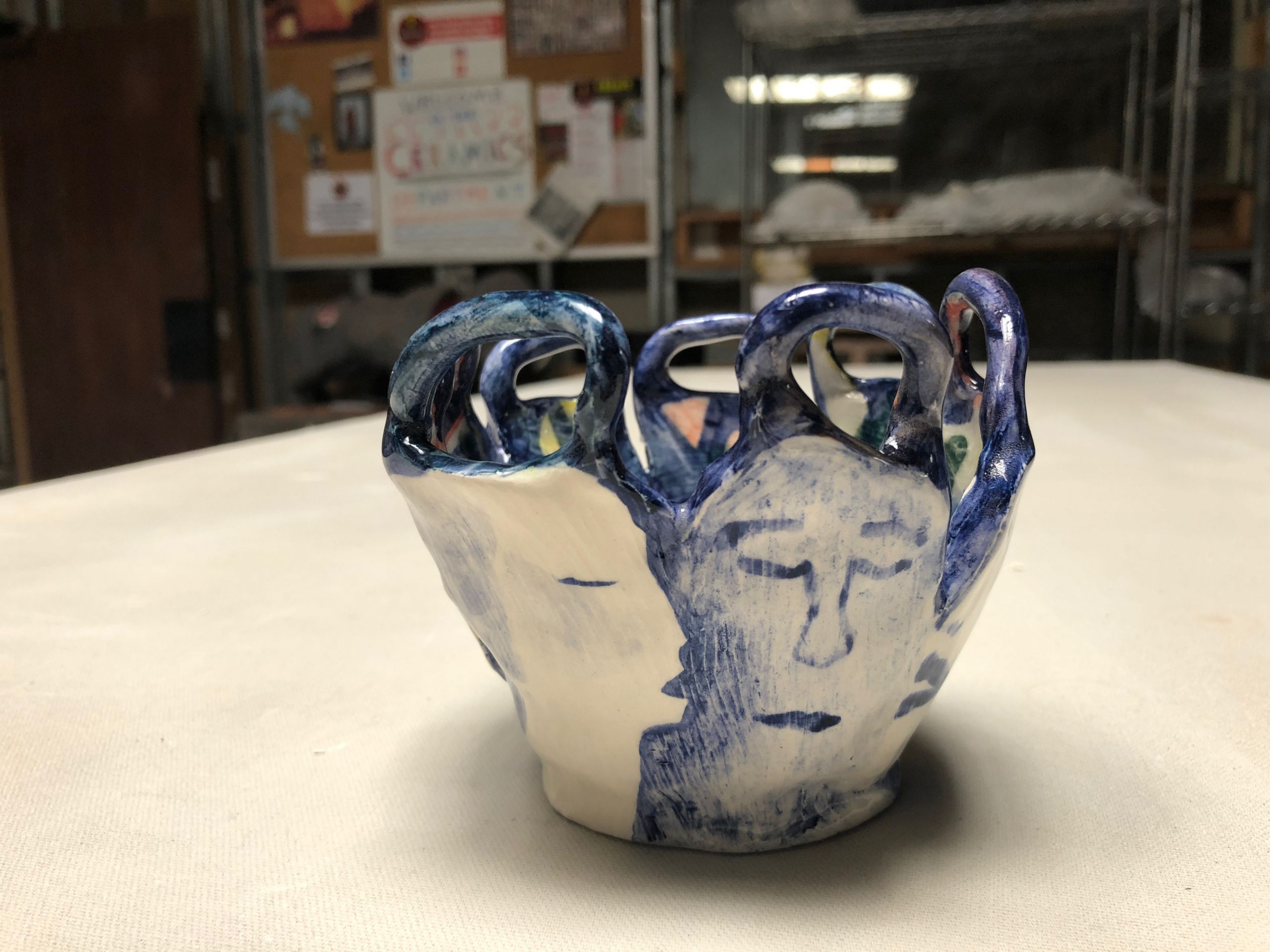 Glazing Cracked Mugs ~ Painting From Start To Finish ~ Fixing