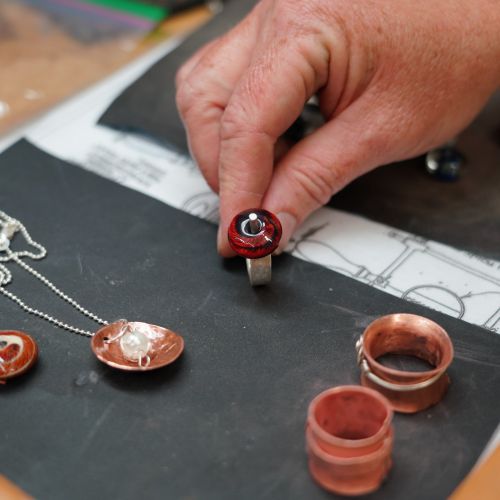 copper jewellery, base metals