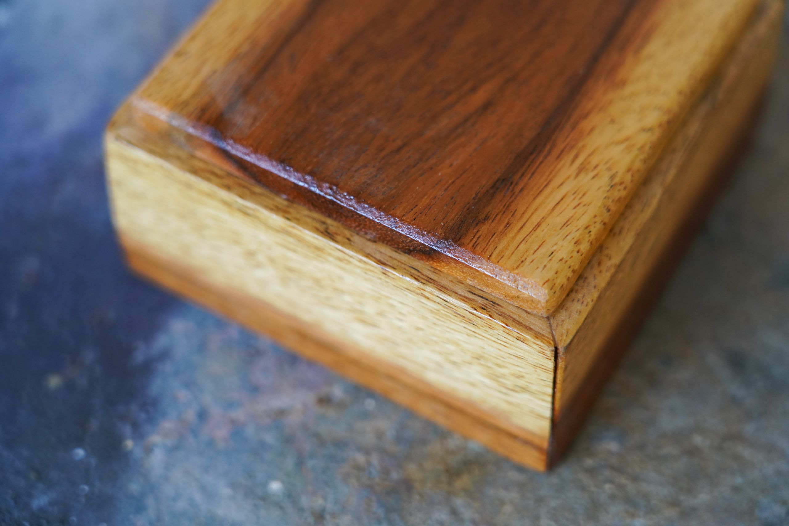 hard glossy finish on wood